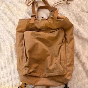 STORQ Tan Backpack Tote - Stylish Everyday Carry